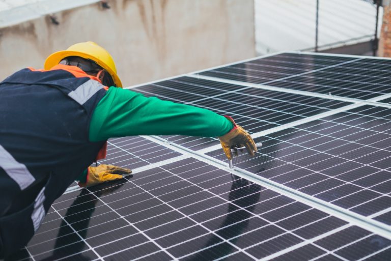 solar panel installation